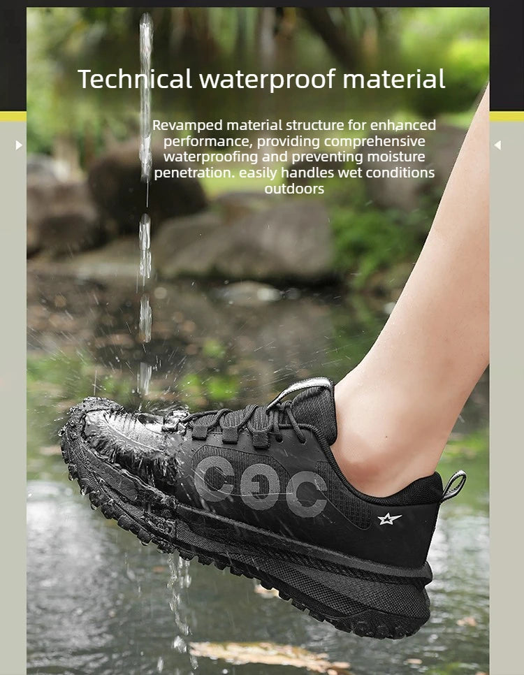 Men's Sports Shoes, Lightweight Carbon Plate Racing Running Shoes, Winter Shock Absorption, Anti Slip, Wear-resistant, Breathabl