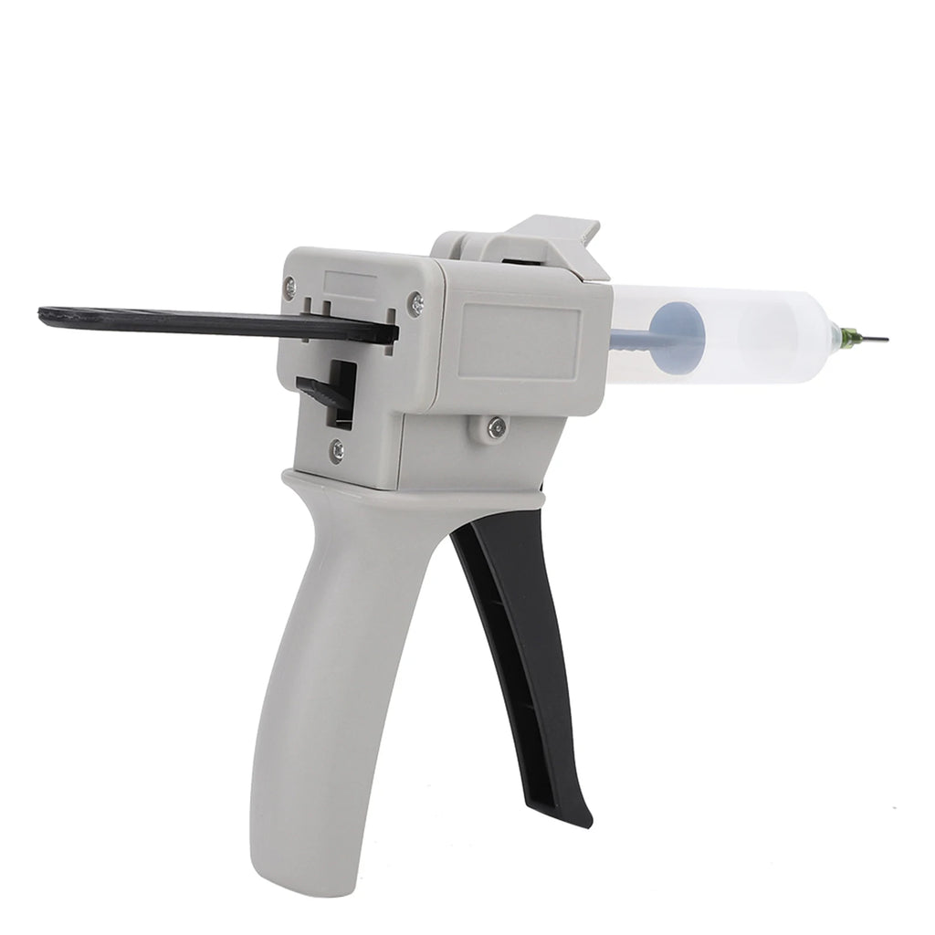 Glue Gun, 30ml Dispenser Glue Gun Plastic Manual Single Tube Handle Tool for Pressing Squeezing