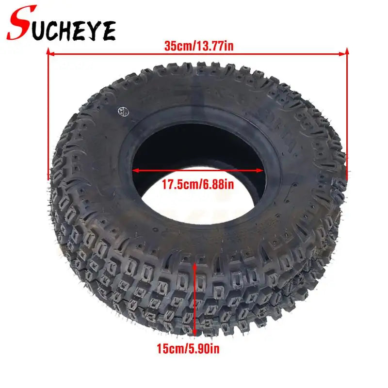 16X8-7 Kart Auto Parts 7 Inch ATV Tires With wheel hub 16X8.00-7 16 * 8-7 Highway Tire Off-road Tire Wear-resistant Wheel Tires