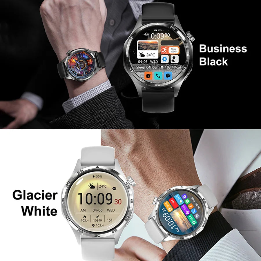 2025 New Watch GT5 Pro Smart Watch for Men - GPS Motion Tracking AI Voice Wireless Call Fitness Tracker for Outdoor Sports