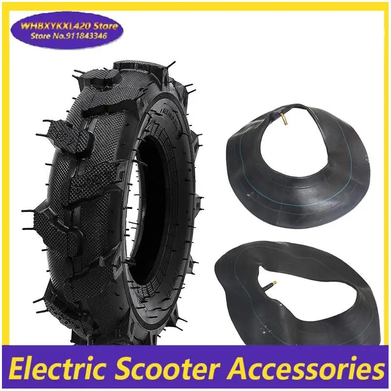 4.00-8 Tires, Suitable for Micro Tillers, Agricultural Machinery Tires, 400-8 Rubber Inner and Outer Tire Accessories