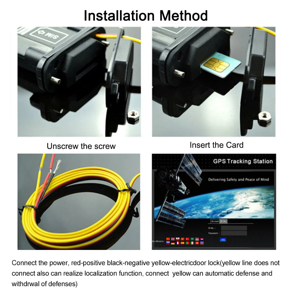 Waterproof Vehicle GPS Tracker Real-time Locator GPS/GSM Global Real Time Tracking Device for Vehicle Car Motorcycle