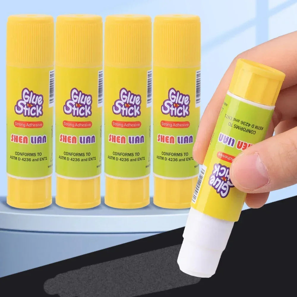 9g High Viscosity Solid Glue Sticks High Efficiency Adhesion Clear Solid Glue Guns for Home School DIY Art Paper Stationery