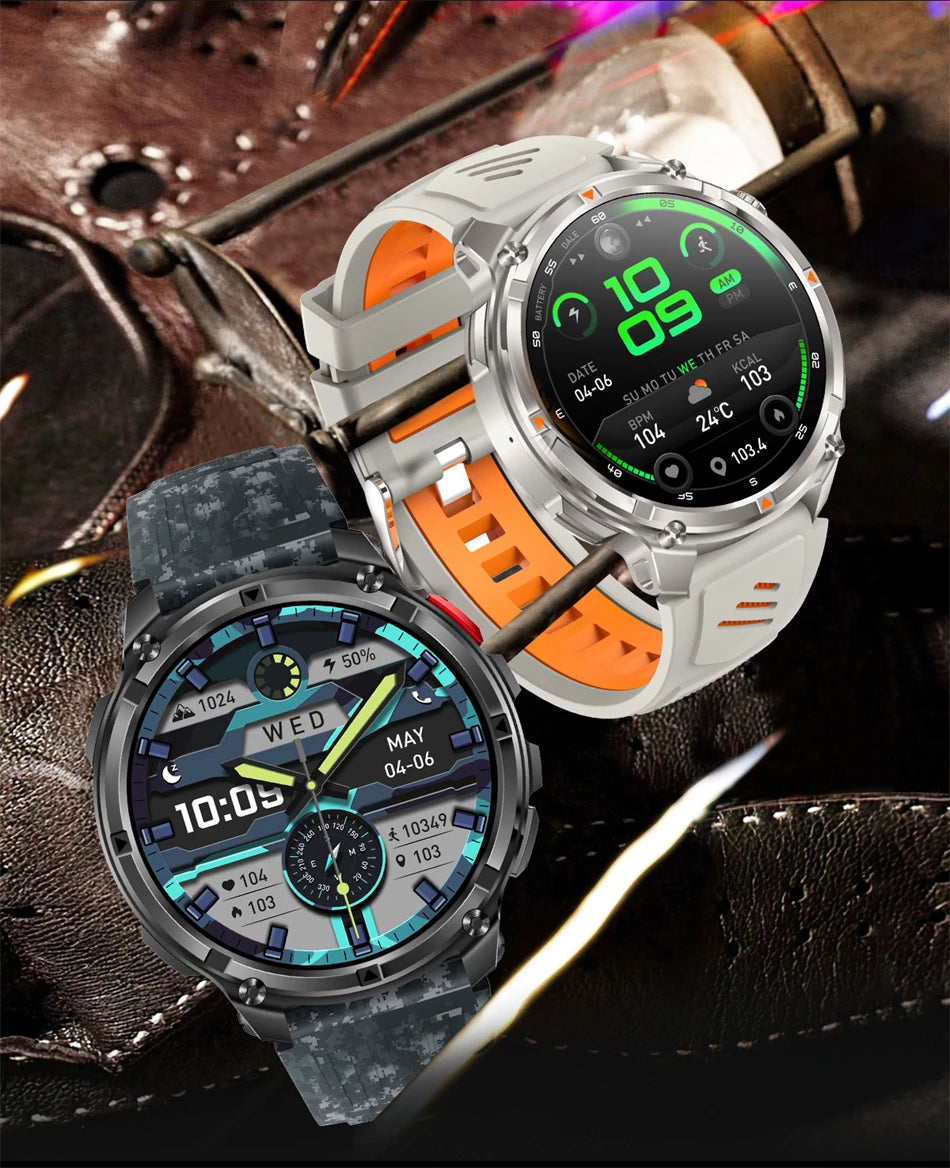 New T-Rex3 Ultra 1100mAh Battery Smart Watch GPS Track Compass IP69K Waterproof Sports tracker Outdoors Military Smartwatches