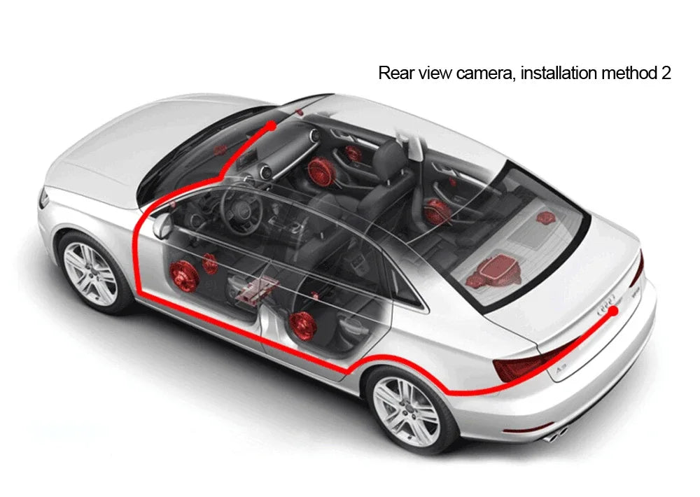 Dual-Lens Car Dvr 1080P Mirror Dash Cam for Cars Camera for Vehicle Video Recorder Front and Rear Camera Dashcam Car Accsesories