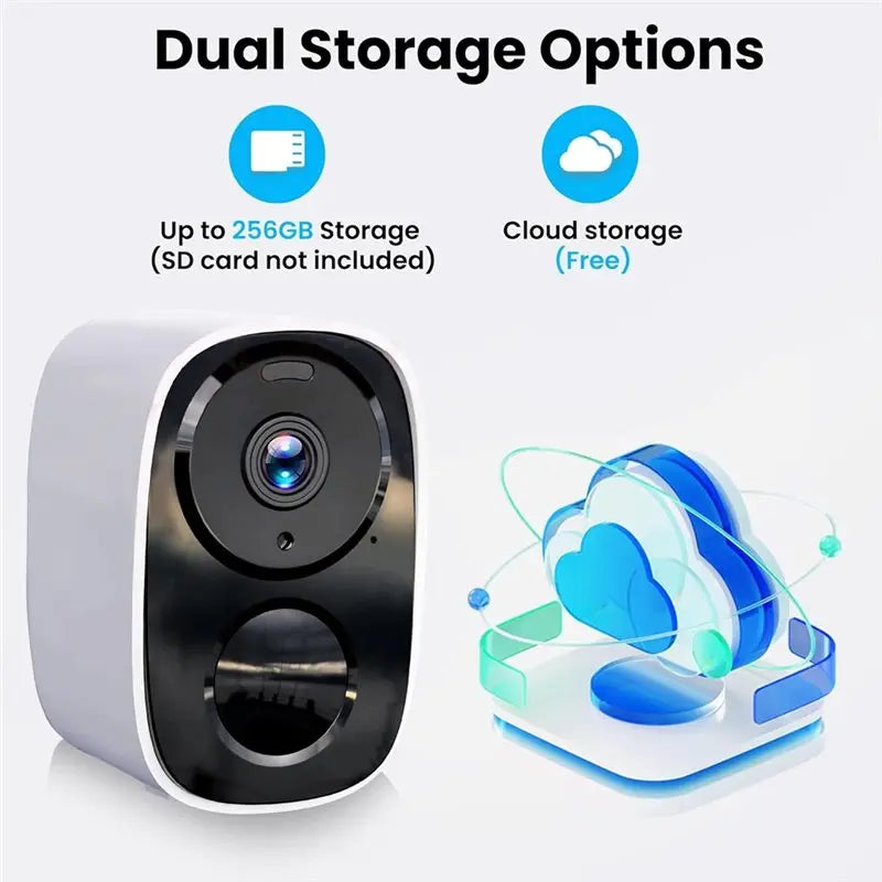 FULL-Security Cameras Wireless Outdoor, Waterproof, 2-Way Talk, Motion Detection Spotlight Home Cameras For Home Security