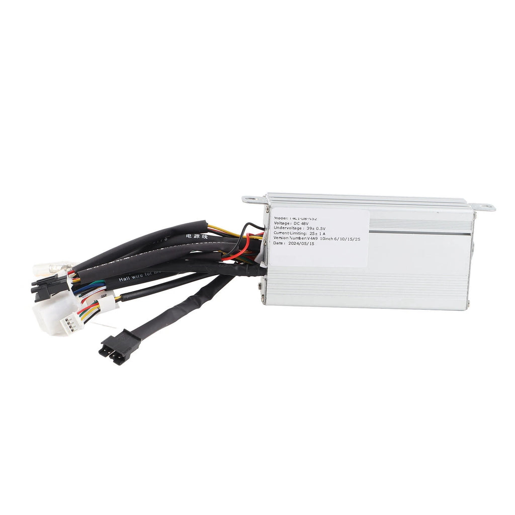 Electric Bike Motor Controller 48V Good Heat Dissipation Safe Dual Drive Electric Scooter Controller 800W for Electric Tricycle