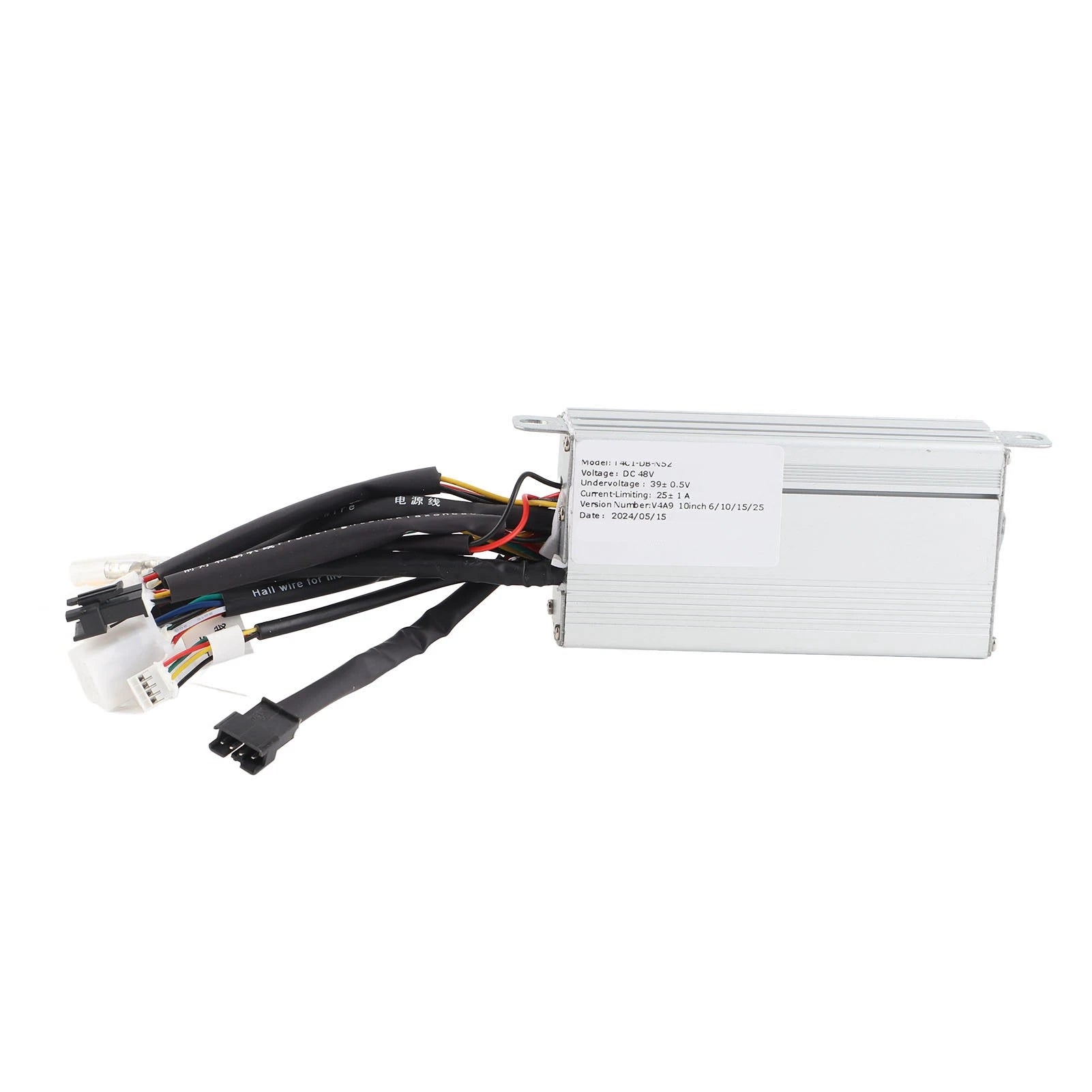 Electric Bike Motor Controller 48V Good Heat Dissipation Safe Dual Drive Electric Scooter Controller 800W for Electric Tricycle