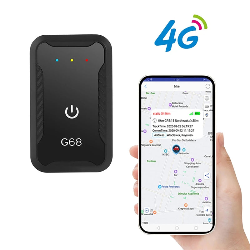 4G GPS Tracker Car 4G GPS Locator Anti-Lost Device Health Monitoring Pedometer For Children And The Elderly Tracking