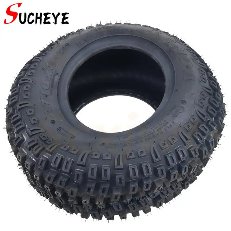 16X8-7 Kart Auto Parts 7 Inch ATV Tires With wheel hub 16X8.00-7 16 * 8-7 Highway Tire Off-road Tire Wear-resistant Wheel Tires