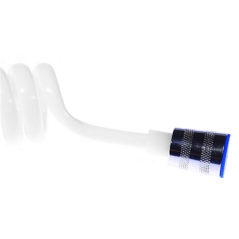 Bathroom Shower Plumbing Hoseswasher Toilet Spray Gun Telephone Wire Telescopic Spring Black White Tube Hose Bathroom Supplies