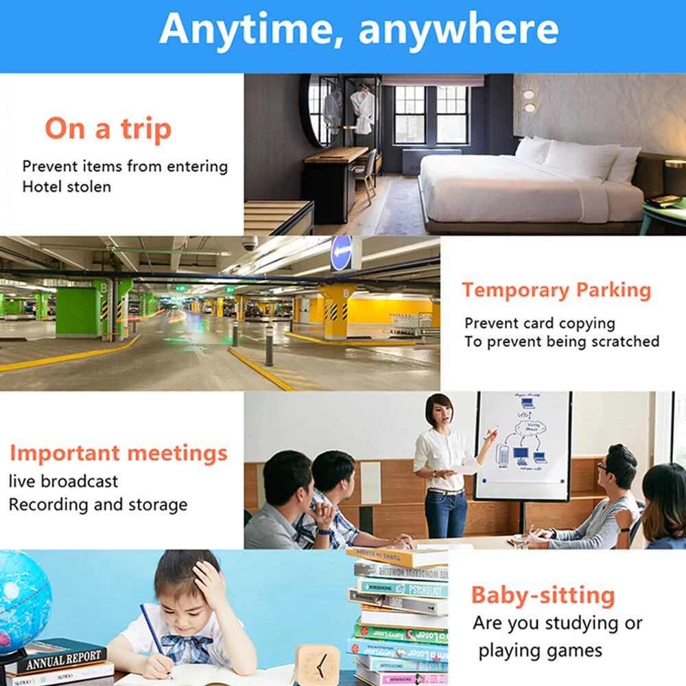 4K HD Mini IP Camera 128GB 1080P Wireless WLAN WiFi Camera Surveillance Camera Spycam Webcams for detection,monitoring,recording