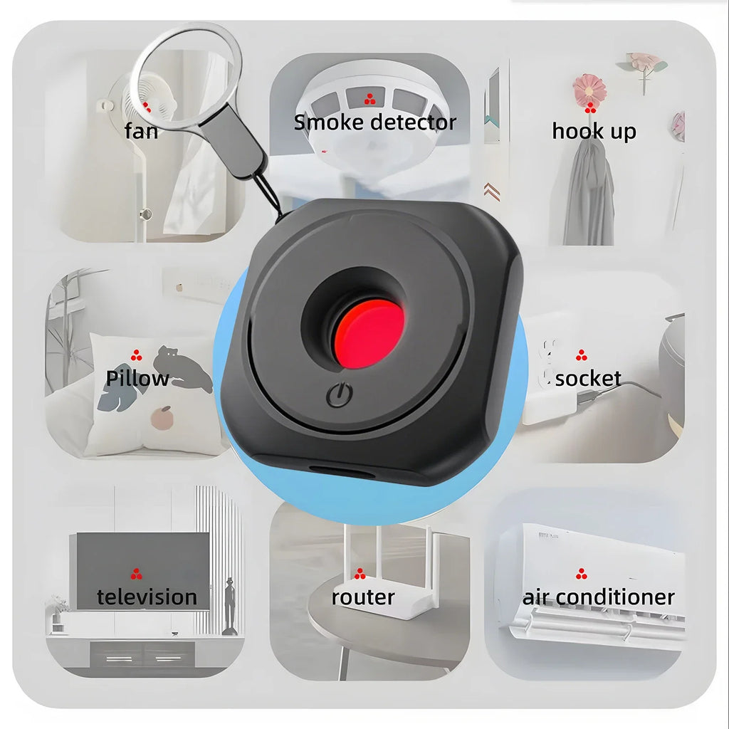 Mini Hidden Camera Detector Spy Camera Finder for Hotel Anti Peeping Device Anti Surveillance Inspection Travel Accessories
