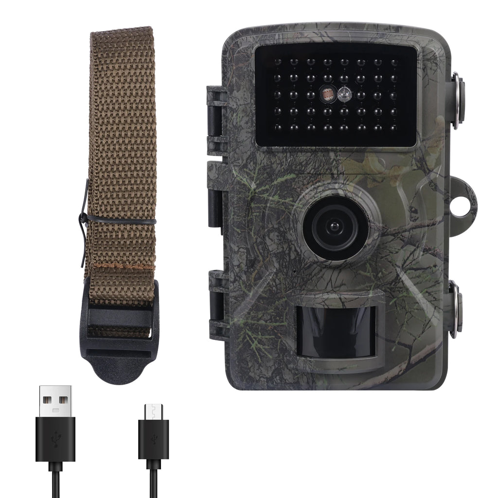 Trail Camera Infrared Sensor IP66 Waterproof Wildlife Monitoring Camera with Night Vision 90 Degree Angle Outdoor Trail Cameras