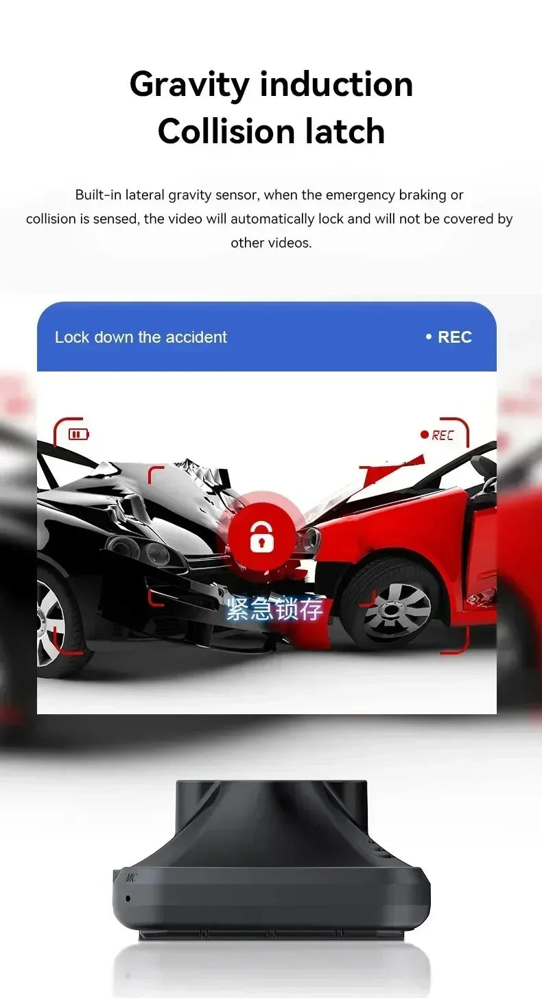 Car Camera HD 1080P Dashcam DVR Recorder - Auto Rear View Mirror Recorder Vehical Cam