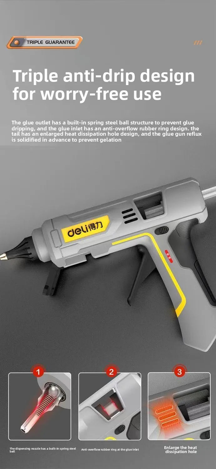 40w Hot Melt Glue Gun For 7mm Glue Stick Industrial Mini Glue Guns Thermo Electric Heat Handicrafts Diy Tools household