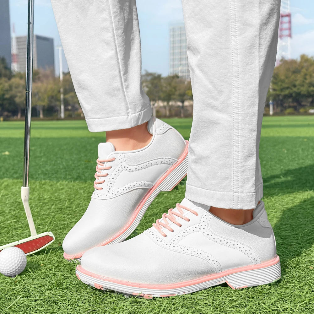 Golf sports shoes are non slip, breathable, women's casual, comfortable, multifunctional, wear-resistant and waterproof