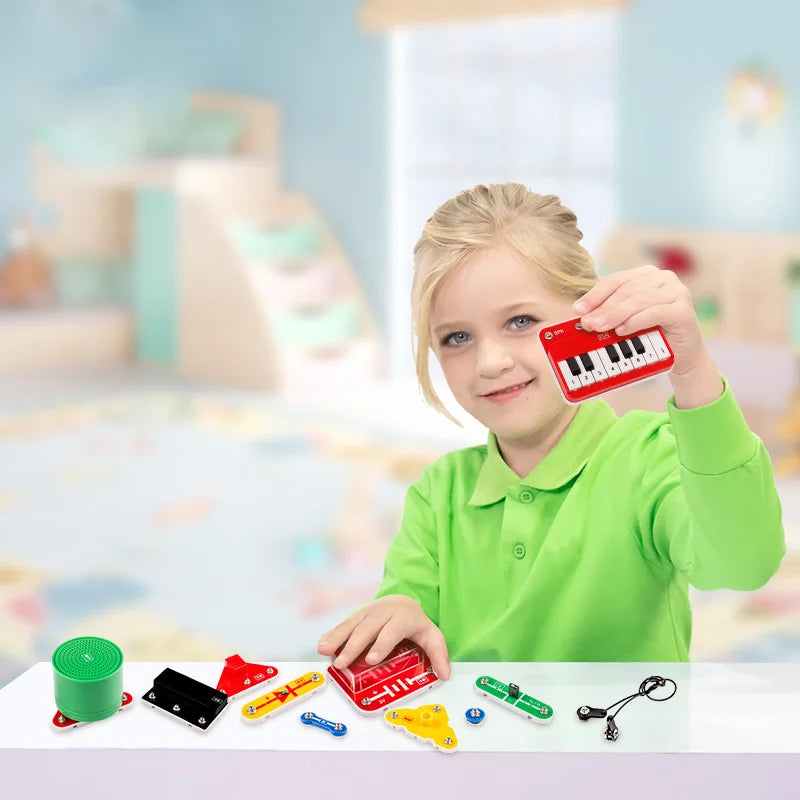 Electronic Building Blocks Science Kits For Kids Integrated Circuit Module Music Alarm Amplifier Radio Module Electronic Parts A