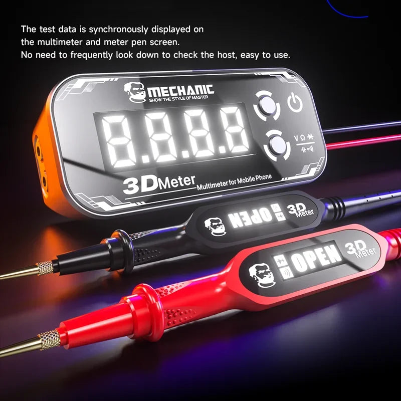 MECHANIC (Sherlock) 3D Meter Multimeter For Mobile Phone Repair High Precision PN Junction / ON-OFF Voltage Capacitance Test