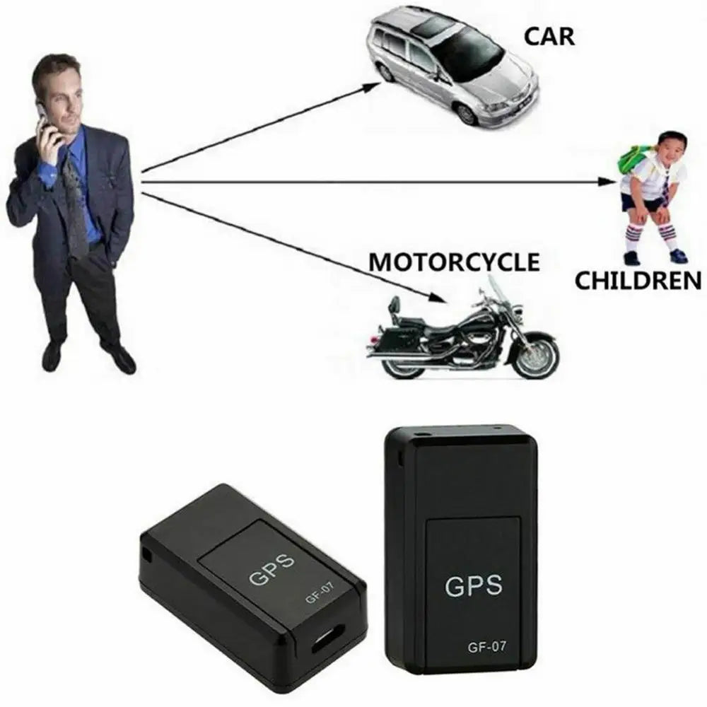 GF-07 Magnetic GPS Tracker for Cars, Motorcycles, Bikes, Pets: Real-Time GSM/GPRS Locator & Positioning Device