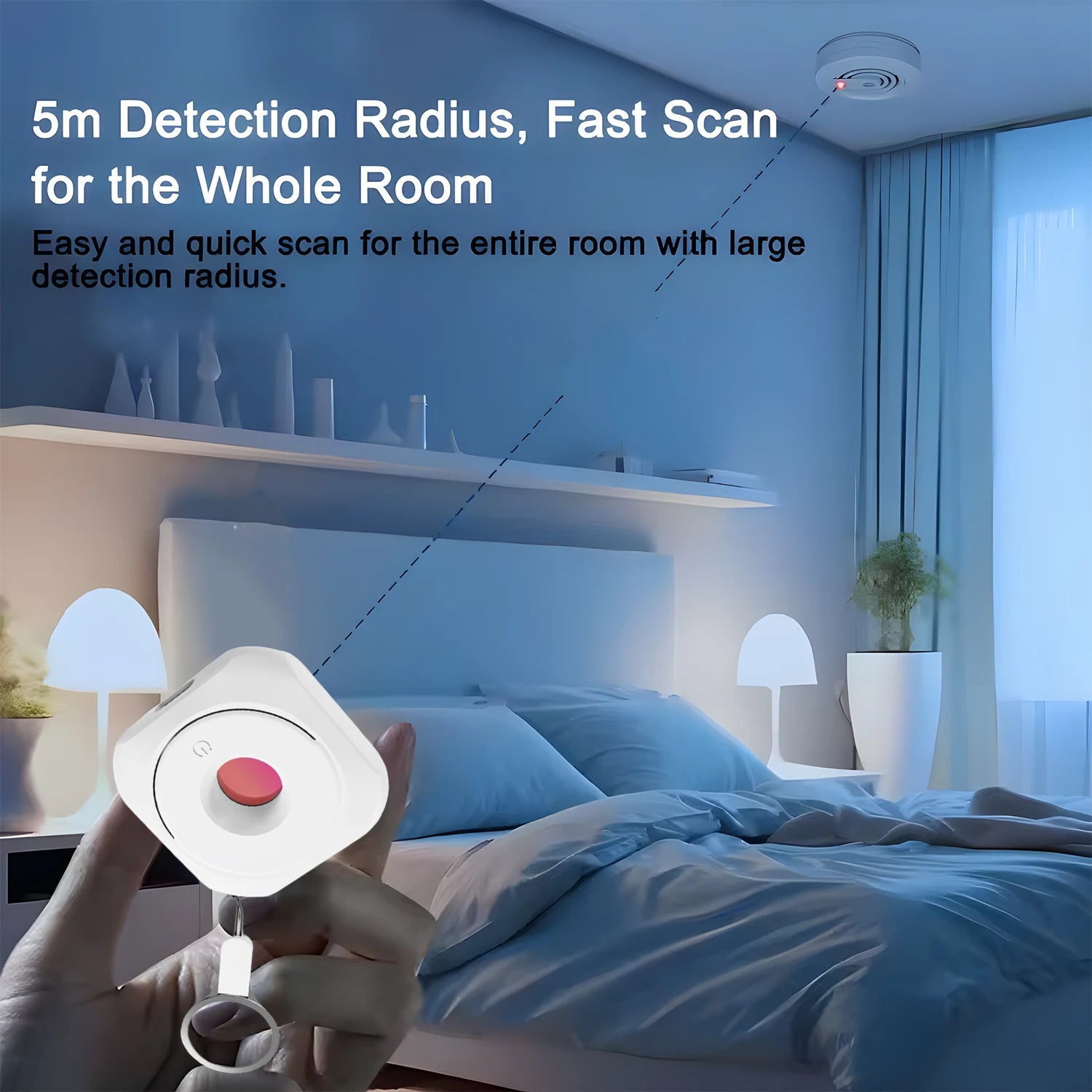 Mini Hidden Camera Detector Spy Camera Finder for Hotel Anti Peeping Device Anti Surveillance Inspection Travel Accessories