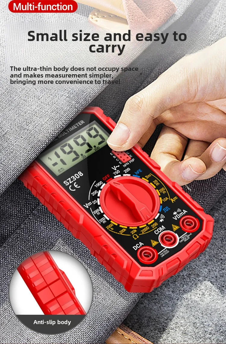 Digital Multi functional Universal Meter for Household Us Digital Multimeter for Electrical Inspection and Maintenance