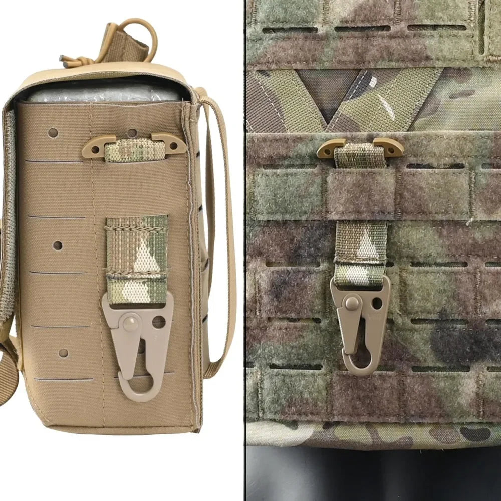 Tactical Gear Molle Clash Hook,Molle Belt Clip With Tee Mount Battle Belt Accessories For Gloves Keychains Hunting Vest Gear