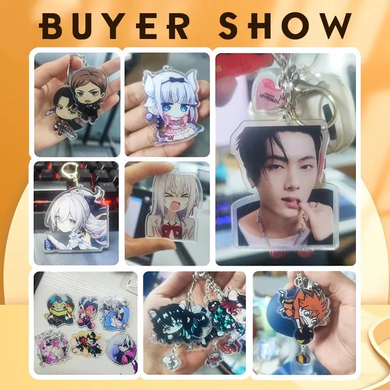 Beautiful Waifu Kitagawa Marin Artistic Naughty Lying Posture Double Sided Key Chains Luxury Hot Selling Pretty Jewelry