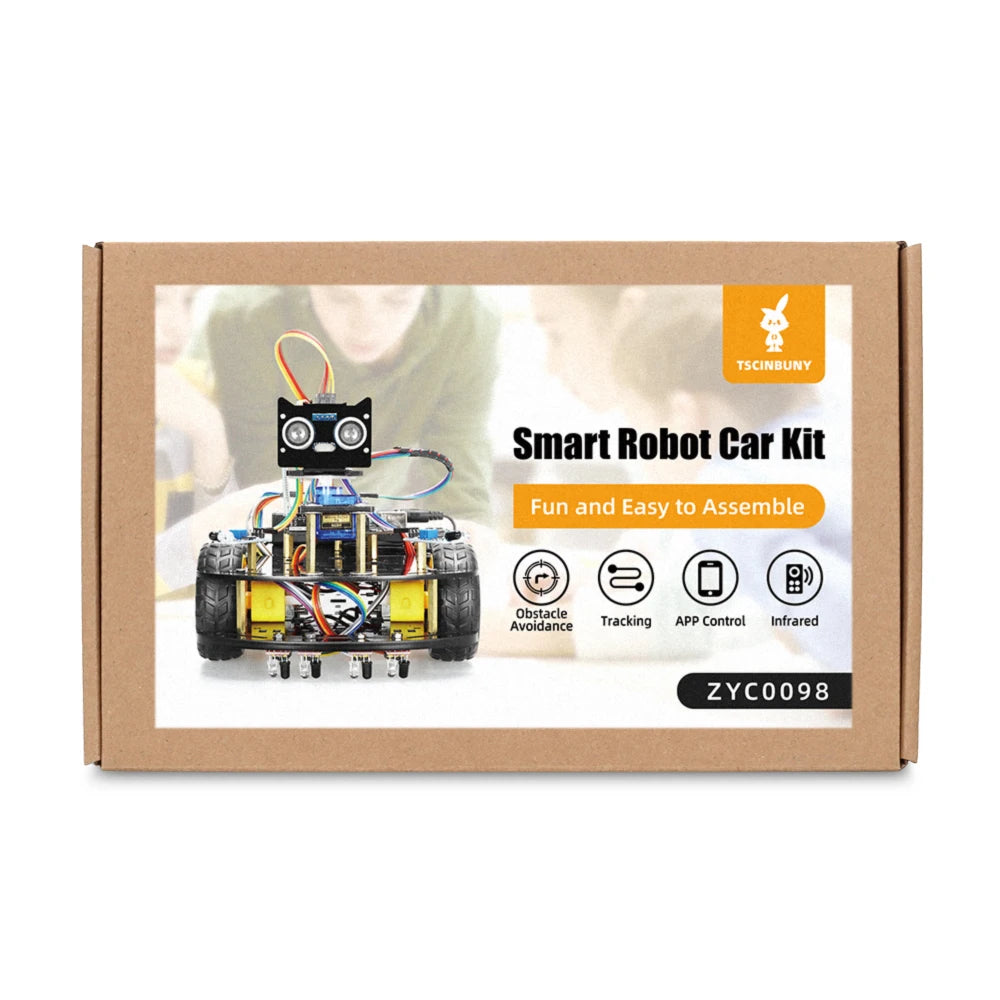 Professional Robotic Kit for Arduino Programming Smart Robot DIY Electronic Project Kit for Learning Education Complete Kit