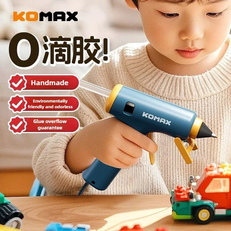 220V Powerful High Viscosity Glue Gun with 7mm Glue Sticks for Home Use And Kids DIY Handicrafts Affordable Craft Glue Gun