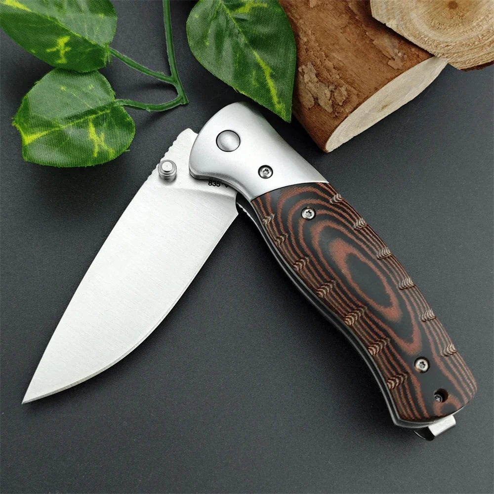 Hunting Knife with Sheath - BK-853 Fixed Blade knives, D2 Steel & G10 Handle for Camping, Survival, EDC Tactical Tool
