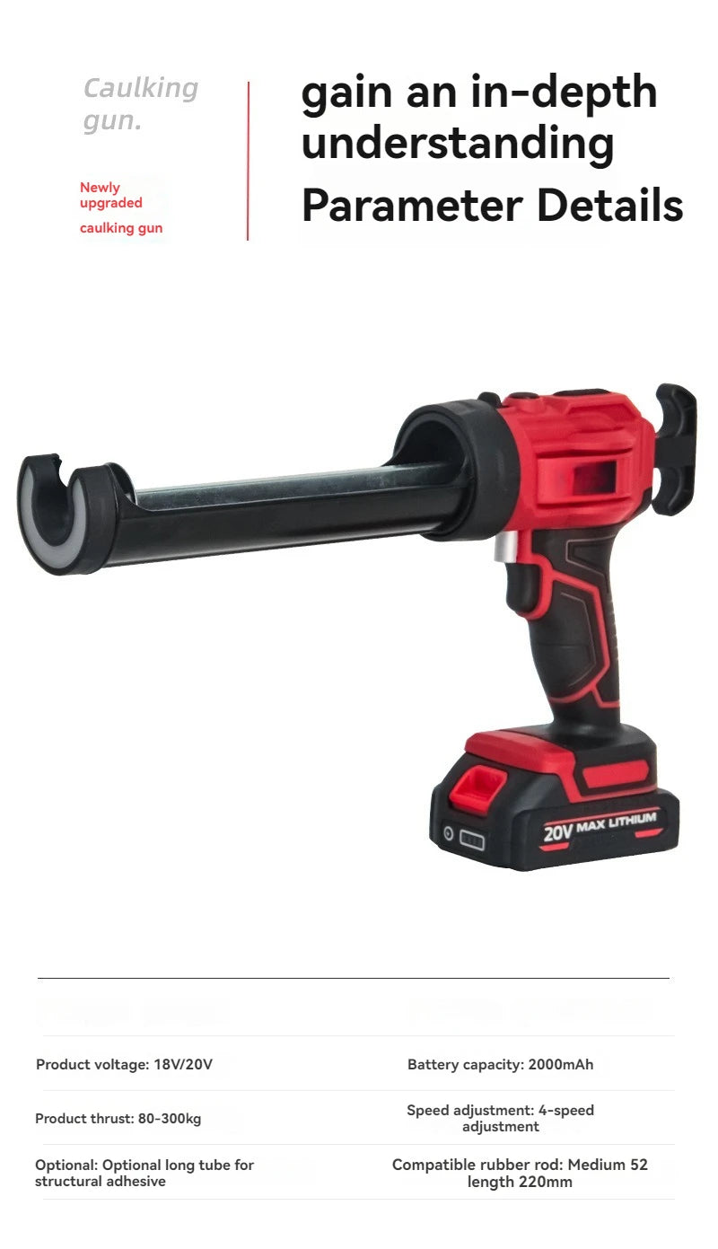 Electric Glue Gun For Processing Door And Window Sealing Glue Glass Glue Sealing Gun For Dynamic Joint Filling