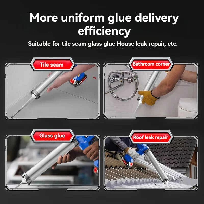 Electric Glue Gun Glass Glue Structure Glue Gun Soft And Hard Dual-Use Glue Breaking Glue Gun Automatic Retraction Glue Gun