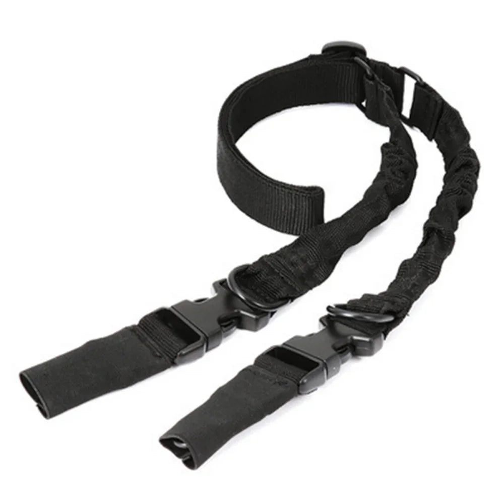 Shot Gun Belt Hunting Accessories Gear Double Point Gun Sling Shoulder Strap Rifle Rope Belt with Metal Buckle Hunt Accessories
