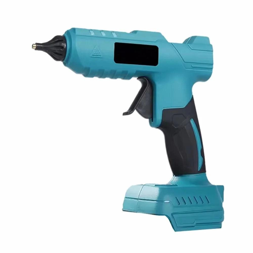 Wireless Electric Hot Melt Glue Gun with Holder DIY Crafting Welding Air Gun for Home Repairs and Creative Projects No Battery