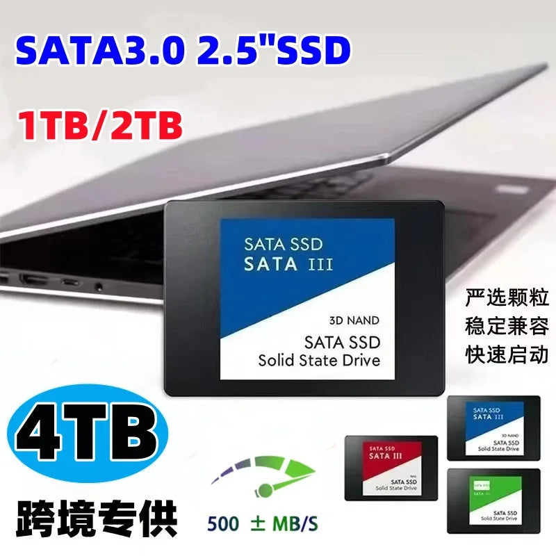 SSD Drive HDD 2.5 Hard Disk SSD 4TB 2TB 128G 240G 1TB 500GB 120GB HD SATA Disk Internal Hard Drive for Laptop Computer