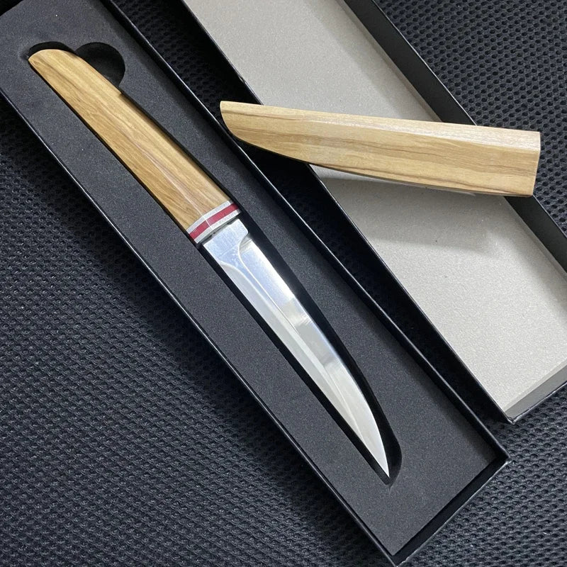 Hunting Knife Sharp Blade Tactical Knives Bushcraft Camping EDC Survival Tool Japaness Style Knife for Men,Christmas Gift