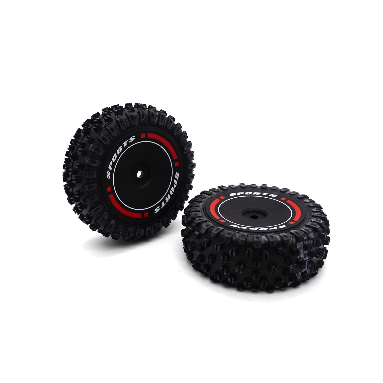 Front and Rear Wheels Rubber Tires Non-Slip and Wear-Resistant Tyre for WLtoys 124010 124008 124016 RC Drift Car Upgrade Parts