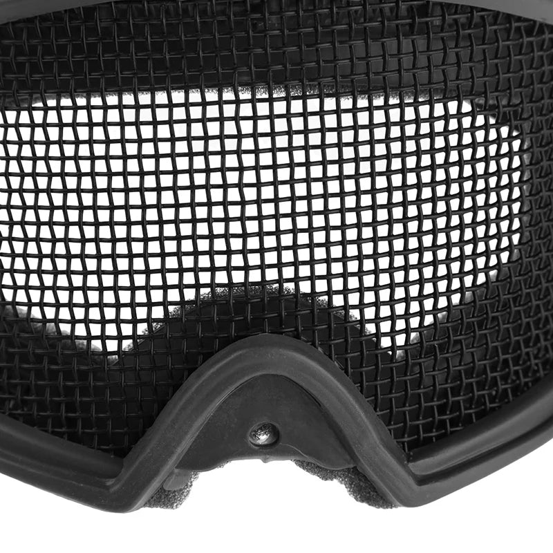 Hunting Tactical Eyes Protection Metal Mesh Pinhole Glasses Goggle Cycling Equipment Sunglasses Outdoor Sports Hiking Eyewear