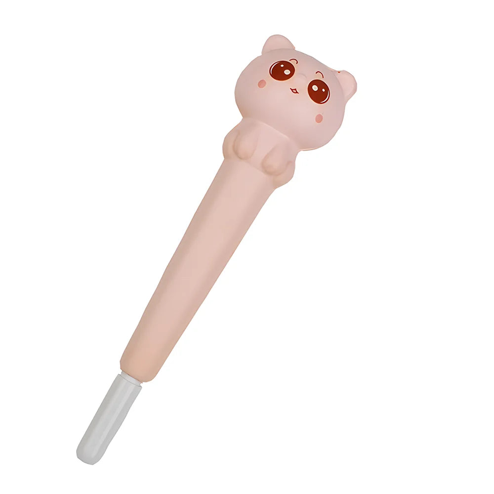Korean Fancy Cute Fidget Pens Squishy Kawaii Gel Pen Soft Stress Relief Toys Journal Stationery Cool School Office Supply Thing