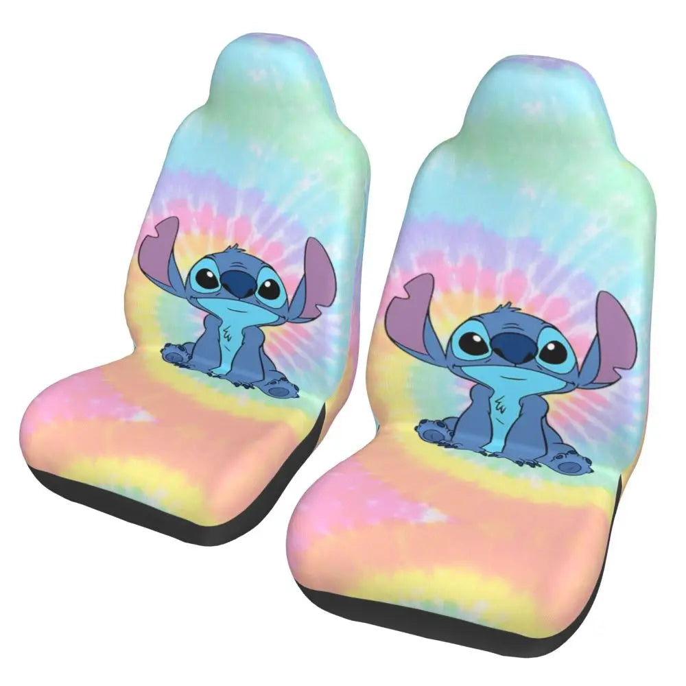 Stitches Car Accessory Seat Covers for Front Seats Interior Auto Truck Van SUV Cars High Quality Cover Set of 2