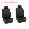 Universal Front/ Rear Set Split Cover PU Leather Car Seat Cover Auto Protect Cushion Pad For Truck Small Car Seat Covers Set