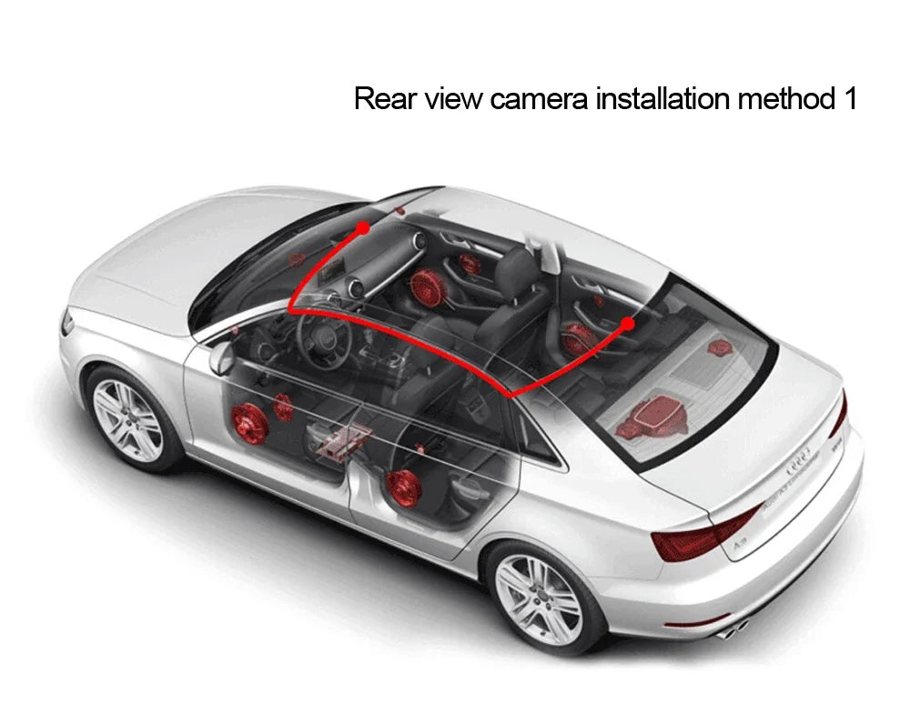 Dual-Lens Car Dvr 1080P Mirror Dash Cam for Cars Camera for Vehicle Video Recorder Front and Rear Camera Dashcam Car Accsesories