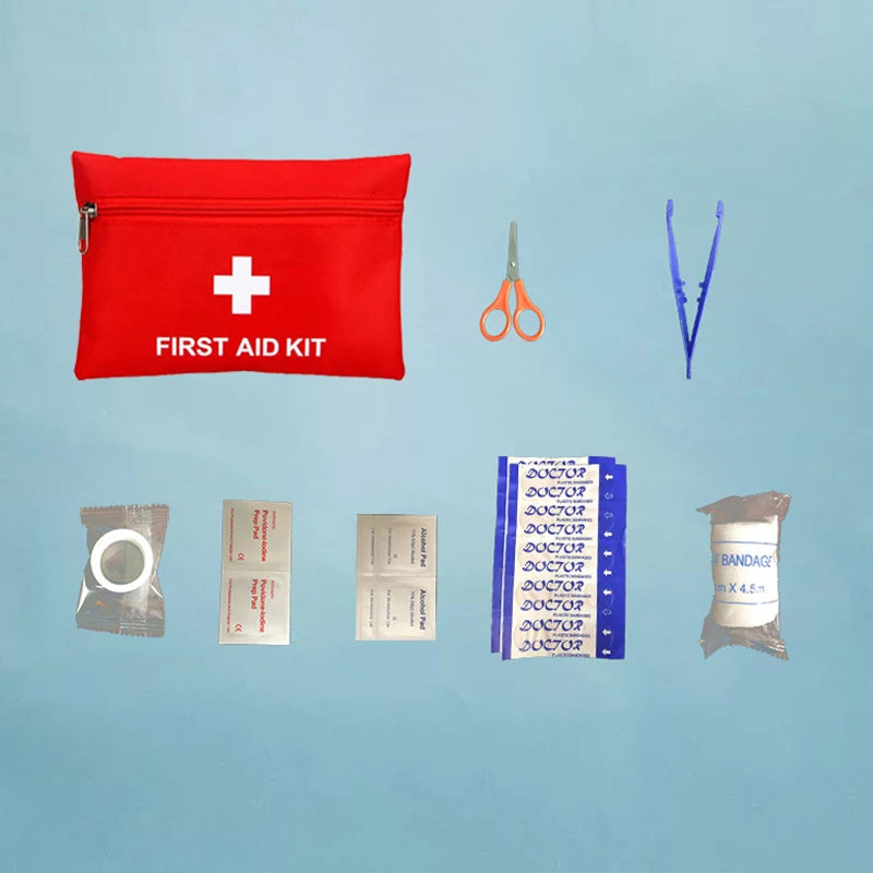 First Aid Kit Car Emergency Kit Rescue Kit Family Outdoor Portable Lifesaving Kit Set