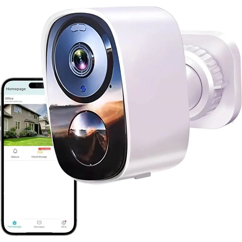 FULL-Security Cameras Wireless Outdoor, Waterproof, 2-Way Talk, Motion Detection Spotlight Home Cameras For Home Security