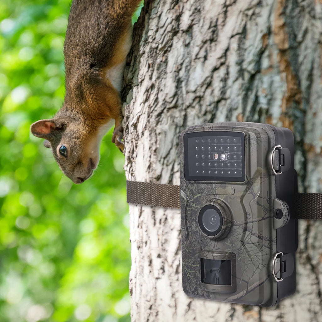 Trail Camera Infrared Sensor IP66 Waterproof Wildlife Monitoring Camera with Night Vision 90 Degree Angle Outdoor Trail Cameras