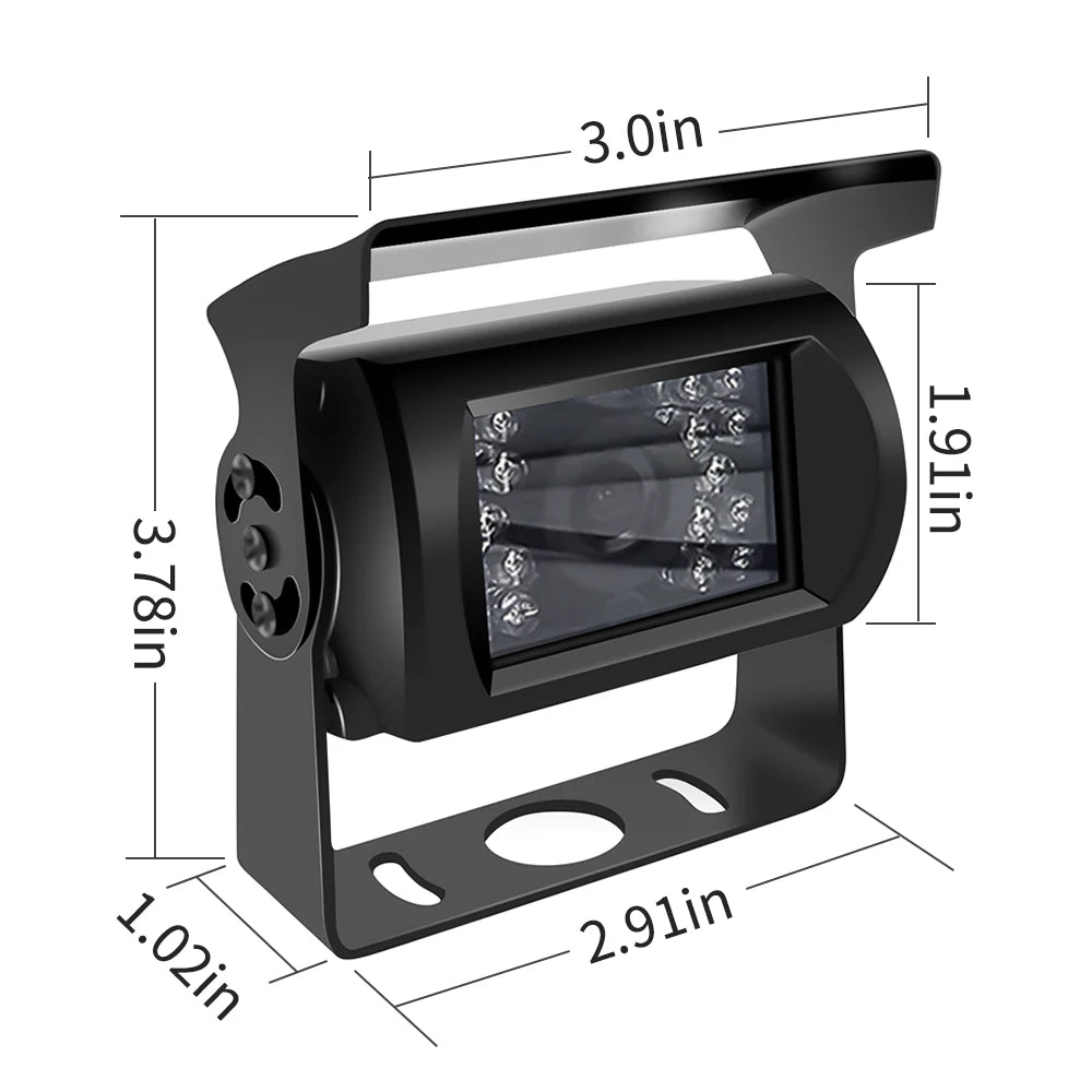 Car Parking Radar Sensor Monitor System For Truck Forklift Van Caravan Trailers Camper Bus Truck