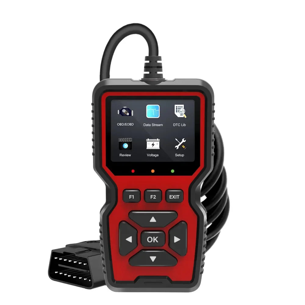 Car OBD2 Scanner Diagnostic Tool V519 Multi-language OBDII Car Voltage Tester Engine Fault Code Scanner Car Code Reader