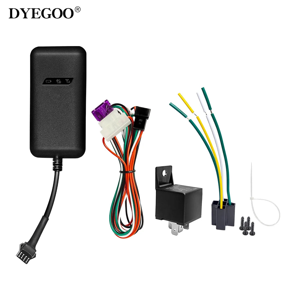 gps tracker GT02A.D.N car rastreador veicular tracking software systems  motorcycle truck localizador gps spy gadgets  SOS relè