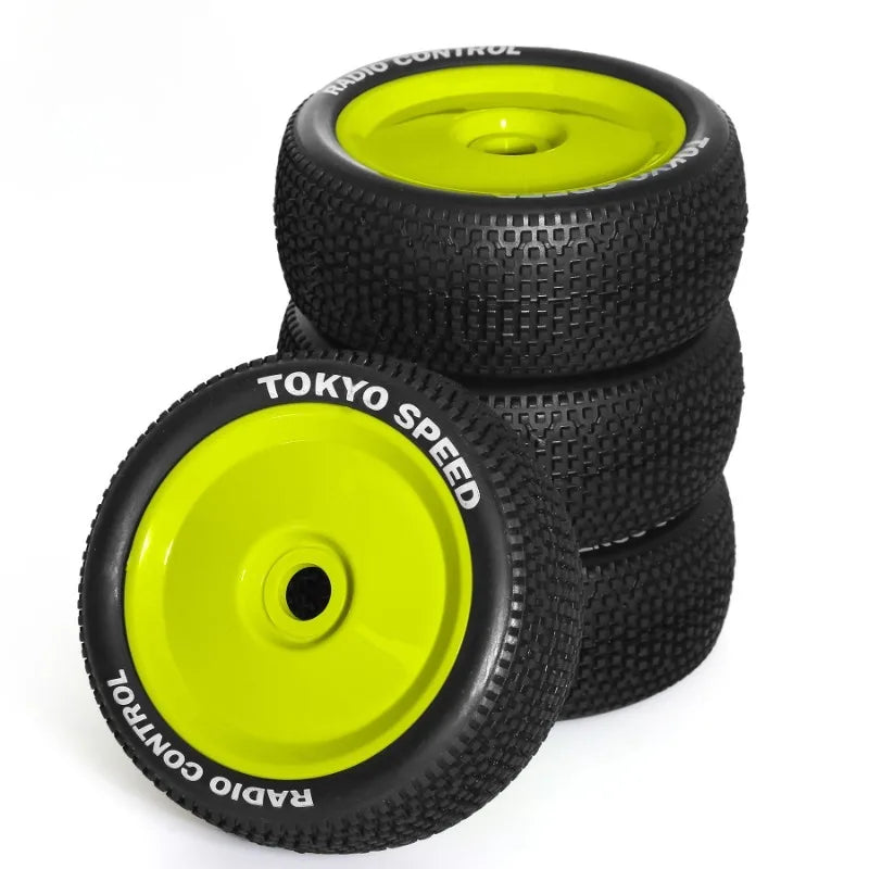 RC Car 4pcs 110mm 1/8 RC Off-Road Buggy Wheels Tire for ARRMA Typhon Talion Traxxas Redcat Team Losi Kyosho HPI HSP VRX